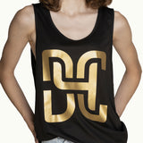 703 Black and Gold Tank Top