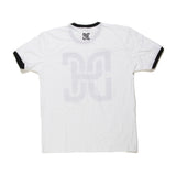 3604 White Ringer Short Sleeve T-Shirt